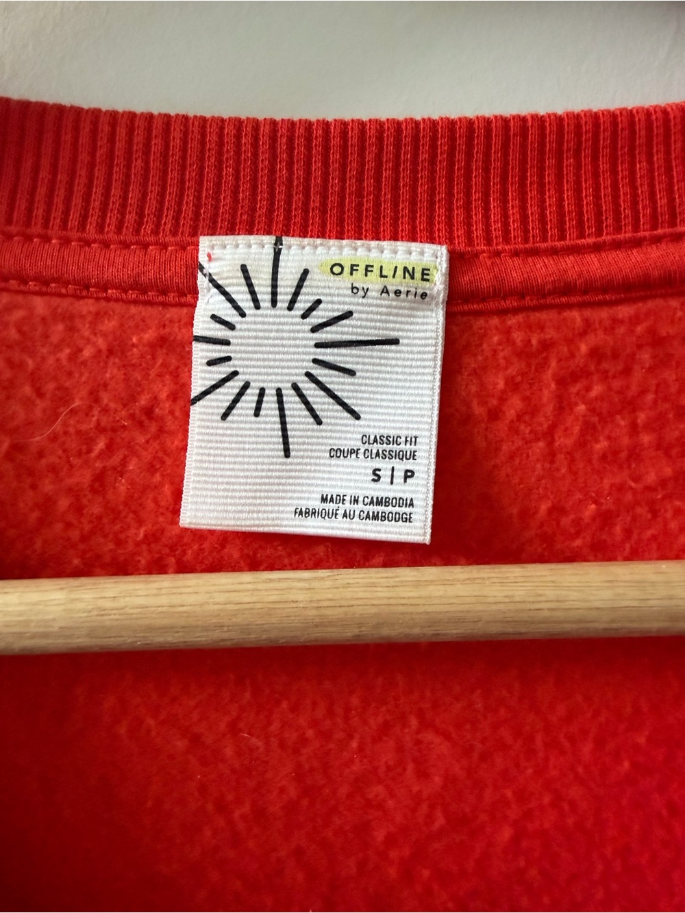 OFFLINE By Aerie Cloud Fleece Classic Crewneck Sweatshirt - Picture 2 of 3